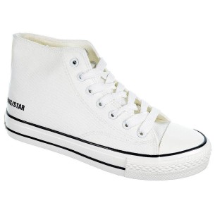 DNG Zapatilla Bota de lona. Forro interior textil. Cierre en cordones ajustables. Piso y puntera de goma antideslizante. Bambas 2