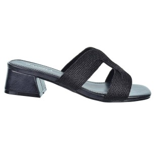 D´Angela Sandalia textil. Plantilla acolchada y tacón ancho con altura de 4cm.aprox. Para eventos y ceremonias.