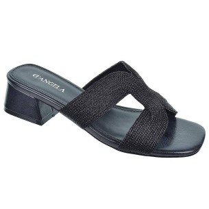 D´Angela Sandalia textil. Plantilla acolchada y tacón ancho con altura de 4cm.aprox. Para eventos y ceremonias. 2