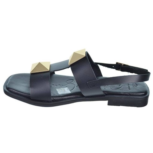 5159 Oh! My Sandals Sandalia piel con plantilla en piel acolchada. Cierre con hebilla regulable. Piso de goma antideslizante.