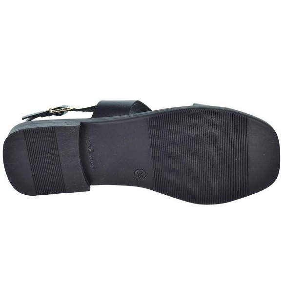 5159 Oh! My Sandals Sandalia piel con plantilla en piel acolchada. Cierre con hebilla regulable. Piso de goma antideslizante.