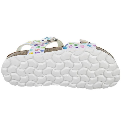 2348  Crecendo Sandalia Bio sintética. Hebilla. Planta bio en piel serraje y suela de eva termoconformada, muy ligera y flexible