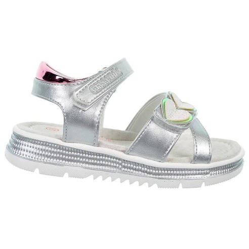 2309 Crecendo Sandalia sintética y plantilla de piel acolchada. Doble velcro en pala y pulsera ajustables. Para Verano.