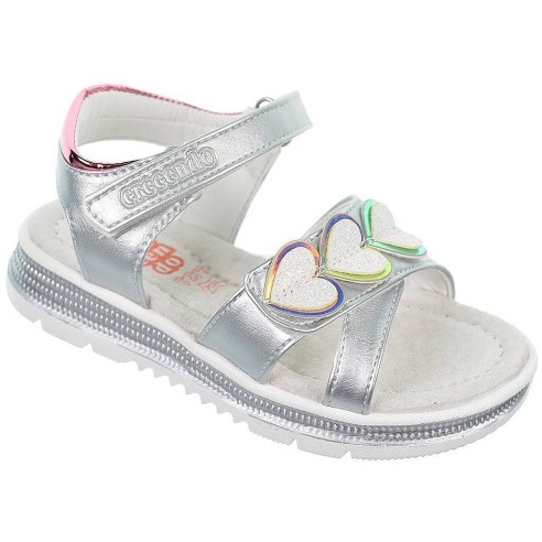 2309 Crecendo Sandalia sintética y plantilla de piel acolchada. Doble velcro en pala y pulsera ajustables. Para Verano.