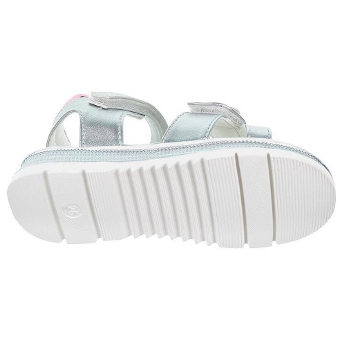 2309 Crecendo Sandalia sintética y plantilla de piel acolchada. Doble velcro en pala y pulsera ajustables. Para Verano.