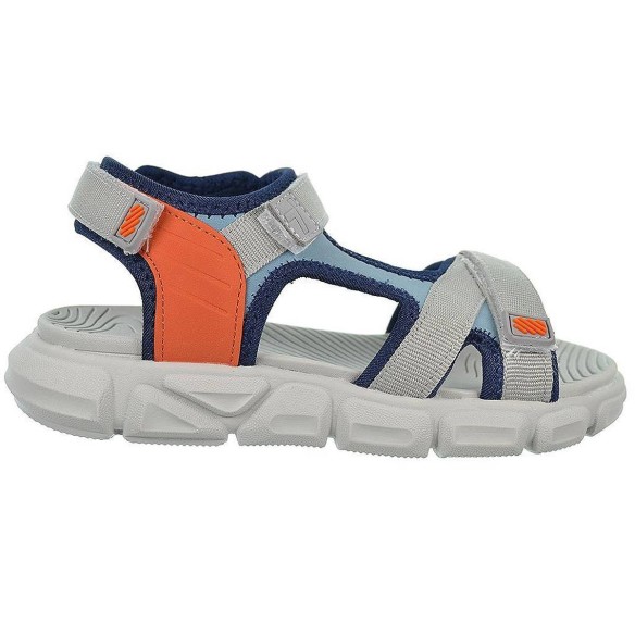 2343 Crecendo Sandalia sintética y textil Confort. Doble velcro en empeine y talón. Piso muy ligero y flexible