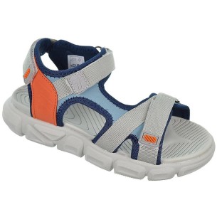 2343 Crecendo Sandalia sintética y textil Confort. Doble velcro en empeine y talón. Piso muy ligero y flexible 2