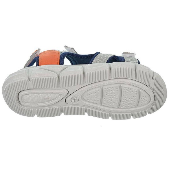 2343 Crecendo Sandalia sintética y textil Confort. Doble velcro en empeine y talón. Piso muy ligero y flexible