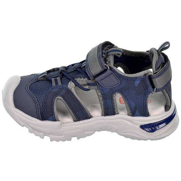 2338 Crecendo Sandalia sintética y textil. Forro textil. Plantilla acolchada en piel. Velcro en empeine y talón.