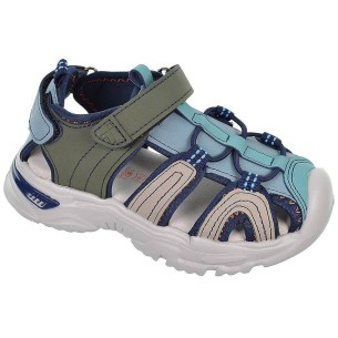 2337 Crecendo Sandalia sintética y textil. Forro textil. Plantilla acolchada en piel. Velcro en empeine y talón. 2