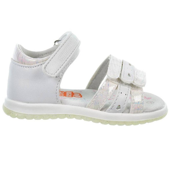 2302 Crecendo Sandalia sintética forrado en piel y plantilla acolchada en piel. con velcro en pala y pulsera. antideslizante