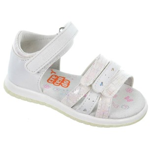 2302 Crecendo Sandalia sintética forrado en piel y plantilla acolchada en piel. con velcro en pala y pulsera. antideslizante 2