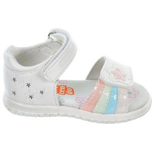 2303 Crecendo Sandalia sintética forro piel. Plantilla acolchada en piel, confortable. Velcro en pala y pulsera. Antideslizante