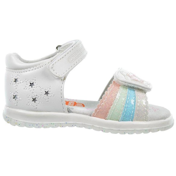 2303 Crecendo Sandalia sintética forro piel. Plantilla acolchada en piel, confortable. Velcro en pala y pulsera. Antideslizante