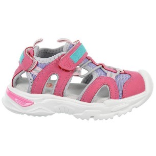 2322 Crecendo Sandalia sintética y textil. Forro textil. Plantilla acolchada en piel. Velcro en empeine y talón.