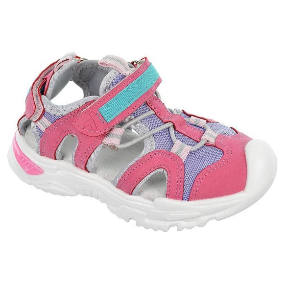 2322 Crecendo Sandalia sintética y textil. Forro textil. Plantilla acolchada en piel. Velcro en empeine y talón.