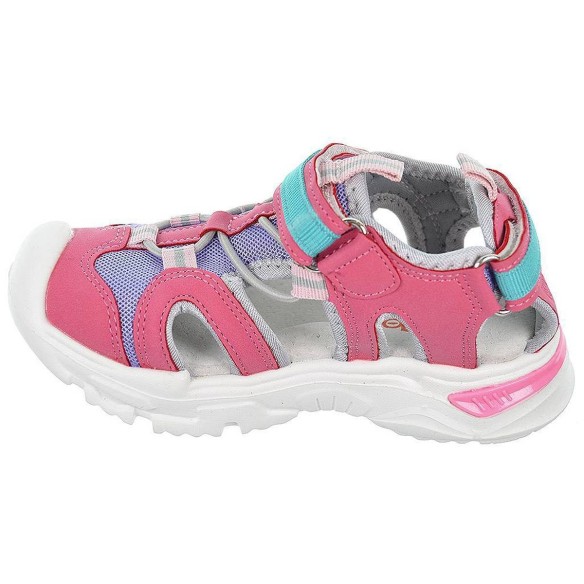 2322 Crecendo Sandalia sintética y textil. Forro textil. Plantilla acolchada en piel. Velcro en empeine y talón.