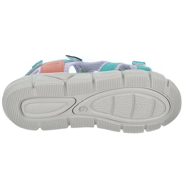 2321 Crecendo Sandalia sintética y textil. Forro textil. Plantilla acolchada en piel. Velcro en empeine y talón.