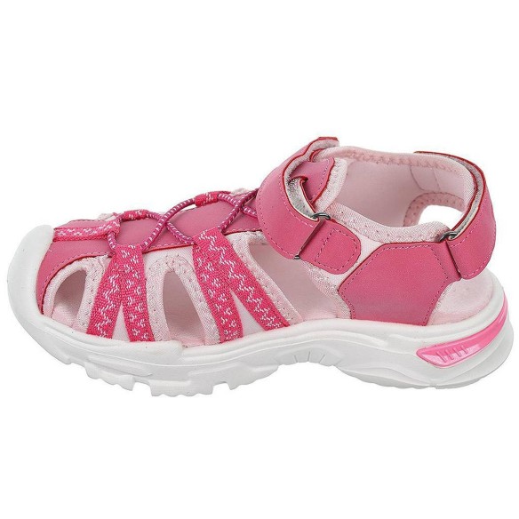 2323 Crecendo Sandalia sintética y textil. Forro textil. Plantilla acolchada en piel. Velcro en empeine y talón.